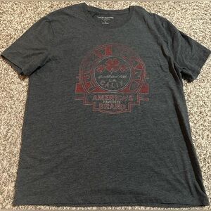 Lucky Brand Men's Charcoal Graphic Tee